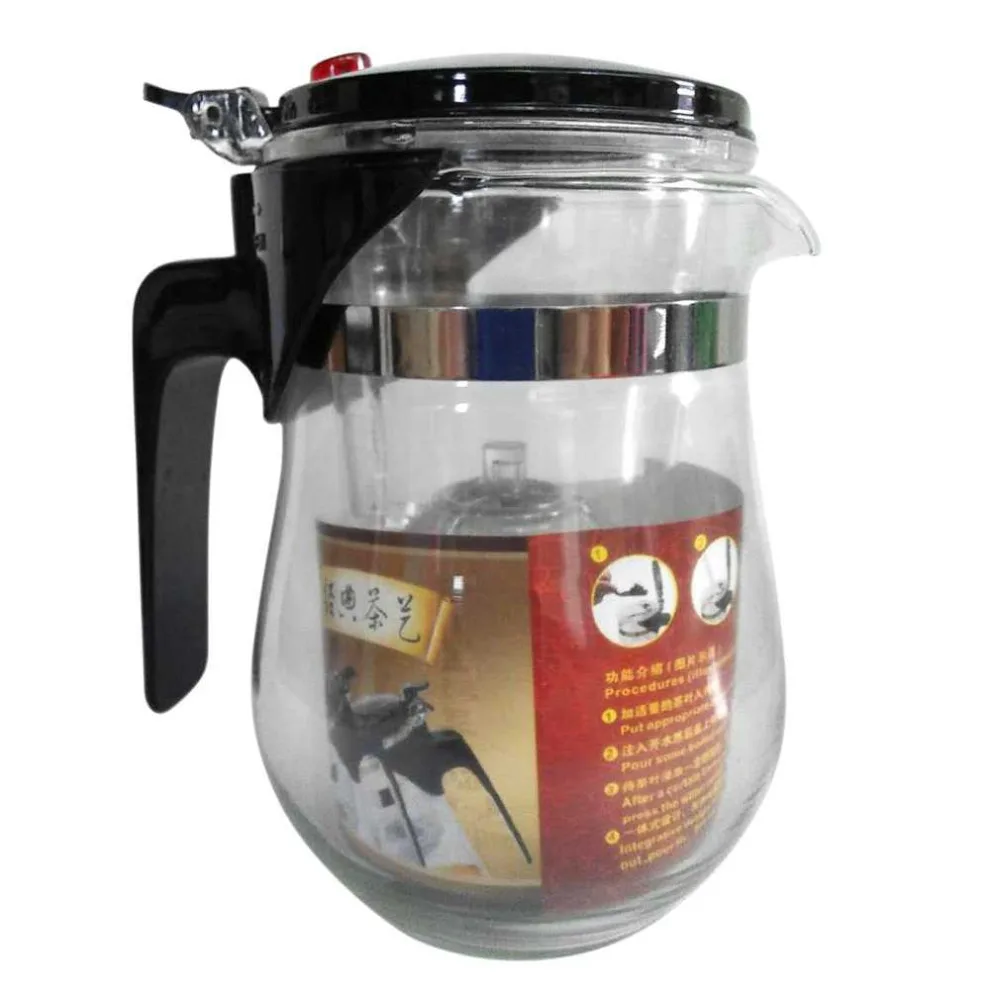 500 мл термостойкий стеклянный чайник китайский чайный набор кунг фу пуэр