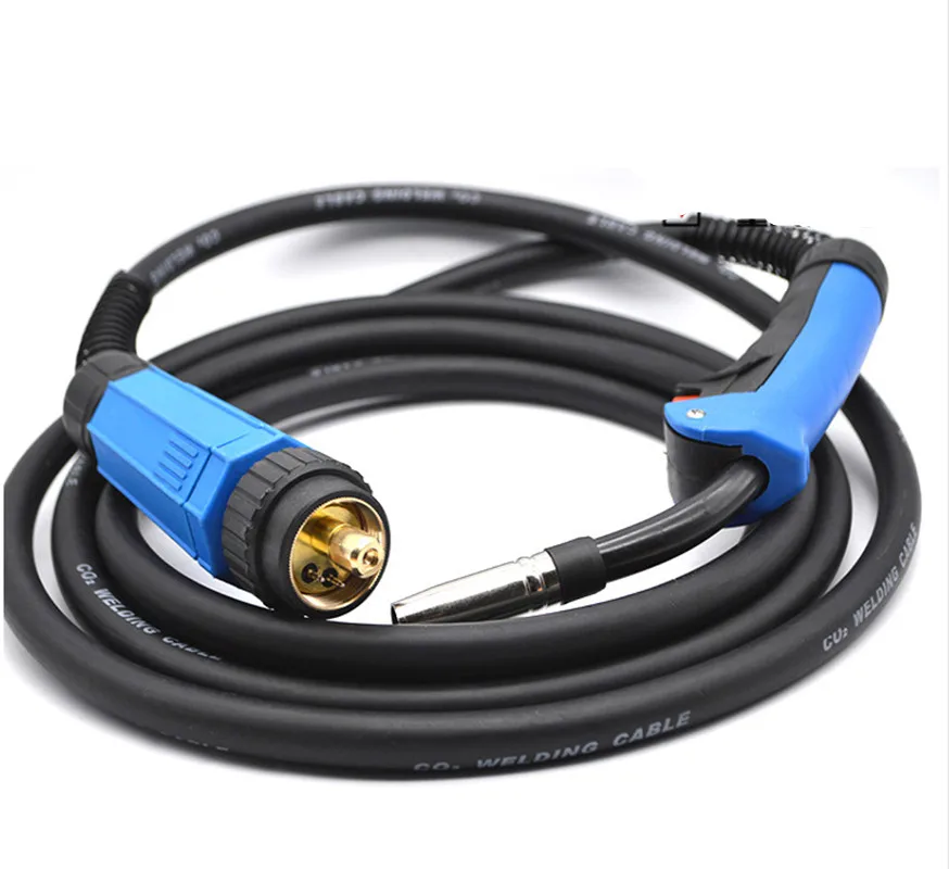 1Pcs 24KD 36KD 15AK MIG Welding Gun-Torch  with 3/5 Meter Length Lead Electric Welder Torch Stinger Parts