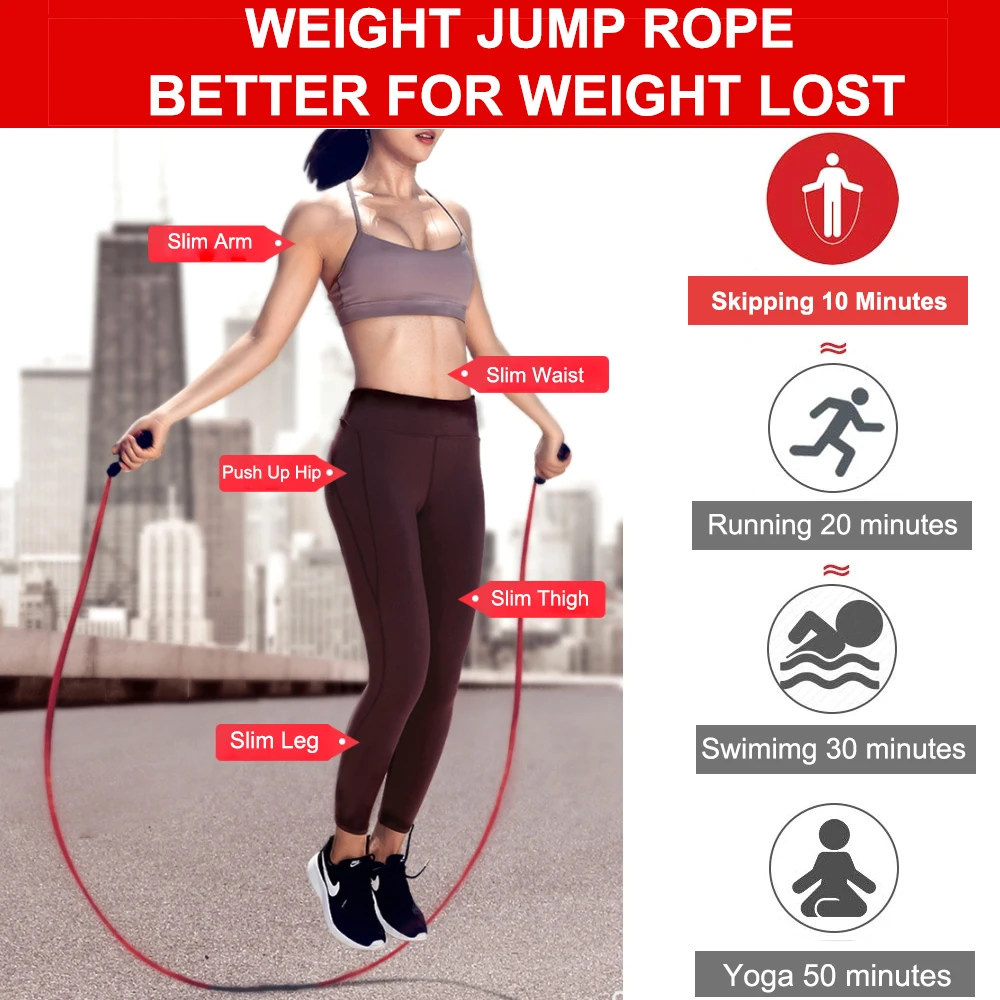 Скакалка с алюминиевой ручкой и регулируемой скоростью 9 мм | Спорт развлечения