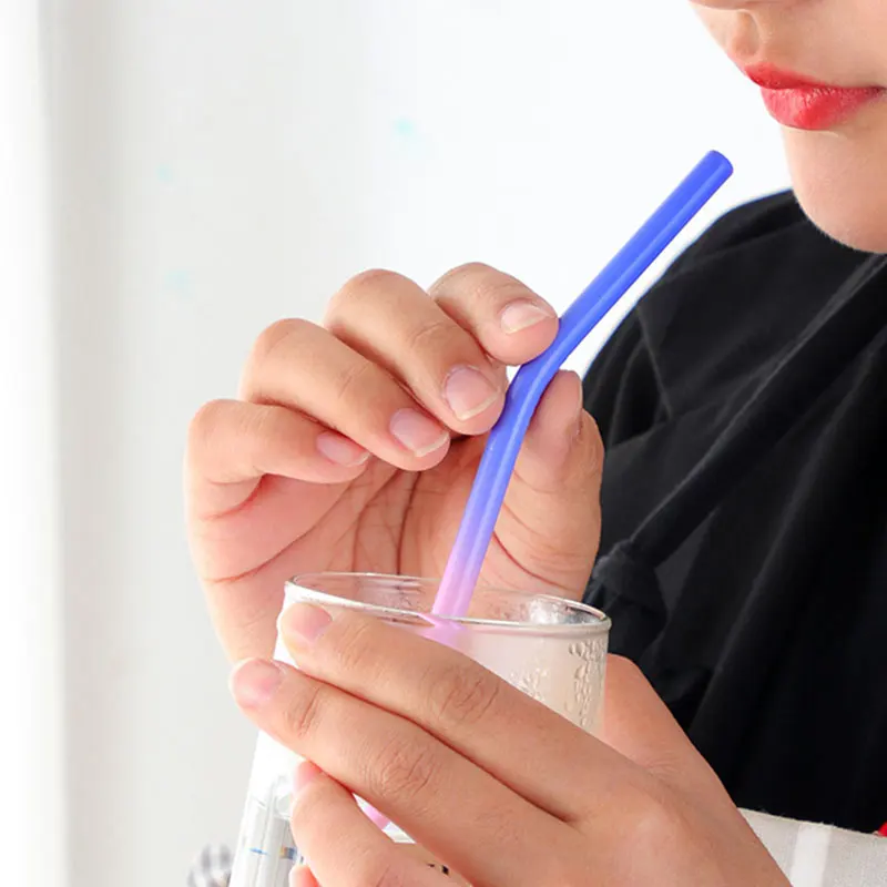 1 шт. соломинка из нержавеющей стали с изменением цвета|Соломинки для питья| |