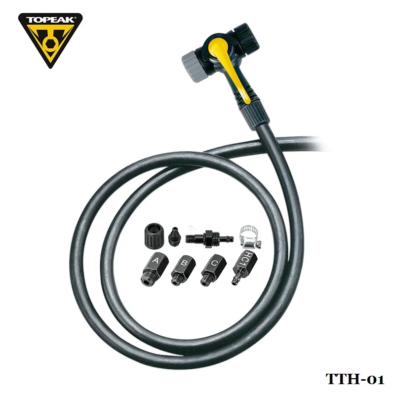 Pump Adaptor With Hose Twinhead Road Bike Changeable Inflato