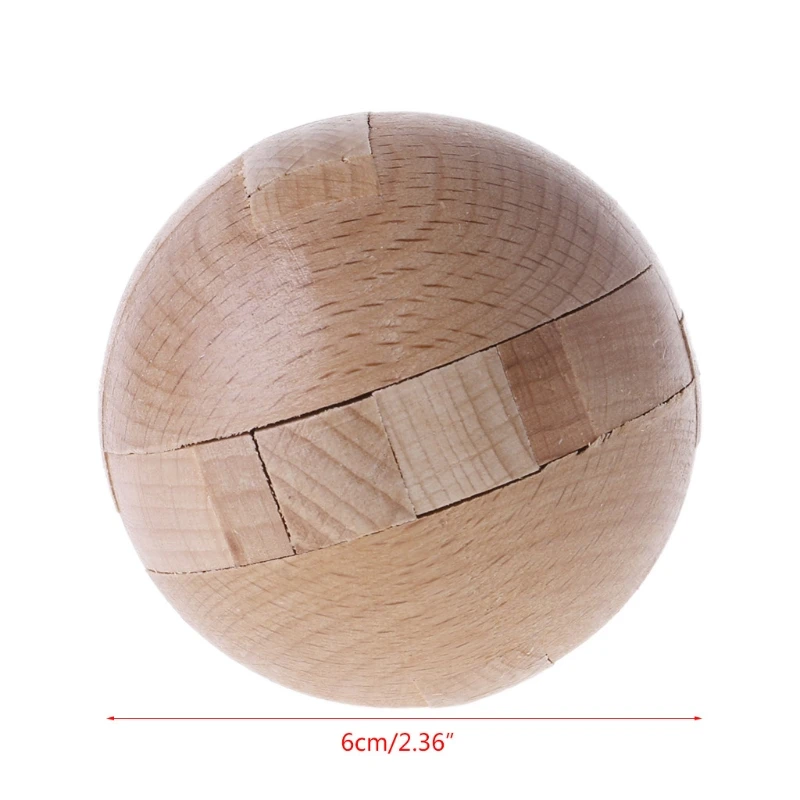 

New Wooden Puzzle Magic Ball Intelligence Game Brain Teasers Toy Adults Kids Toy
