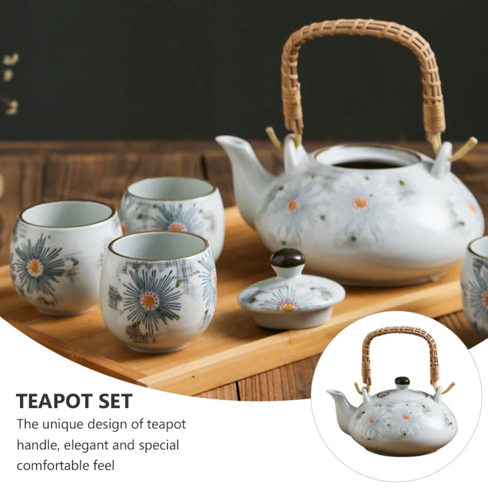 

1 Set Ceramic Teapot Set Durable Teaware Set Creative Delicate Teaware Set