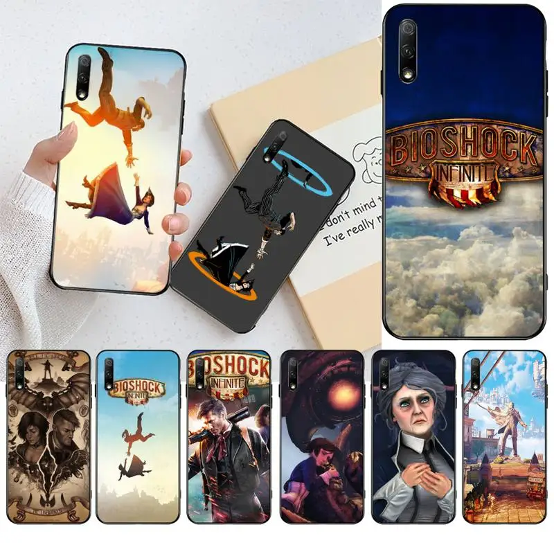 Чехол для телефона Bioshock Infinite мягкий черный чехол Huawei Honor 30 20 10 9 8 8x 8c v30 Lite view pro |