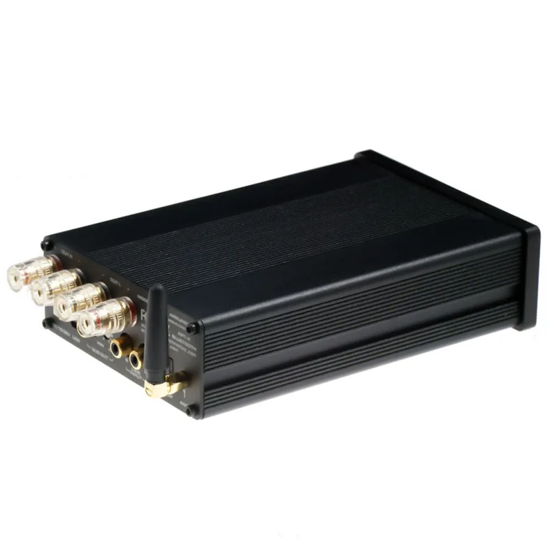 A2100 2x100 ватт 6 Ом Класс D аудио усилитель проводник w Bluetooth и ИК пульт дистанционного управления TDA7498