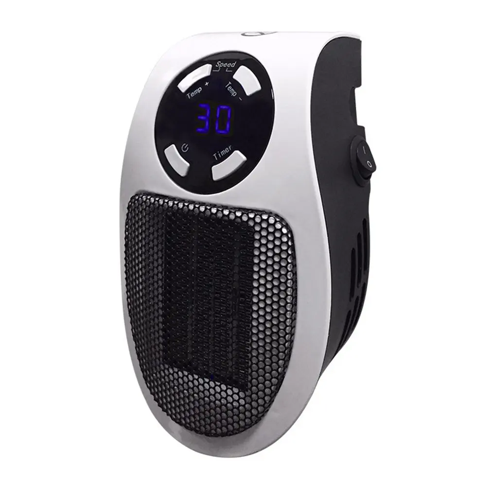 

Mini Heater Portable Electric Space Heater Home Office Desktop Hot Air Heater Remote Quick Heat Thermostat