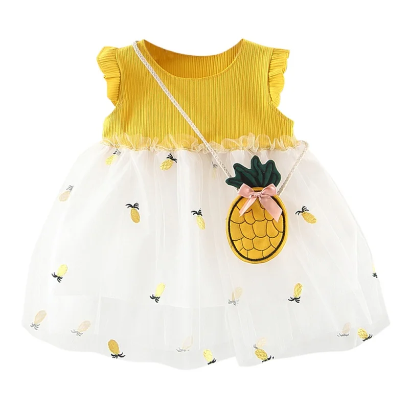 2020 г. Популярные Детские платья для девочек детская одежда с короткими рукавами