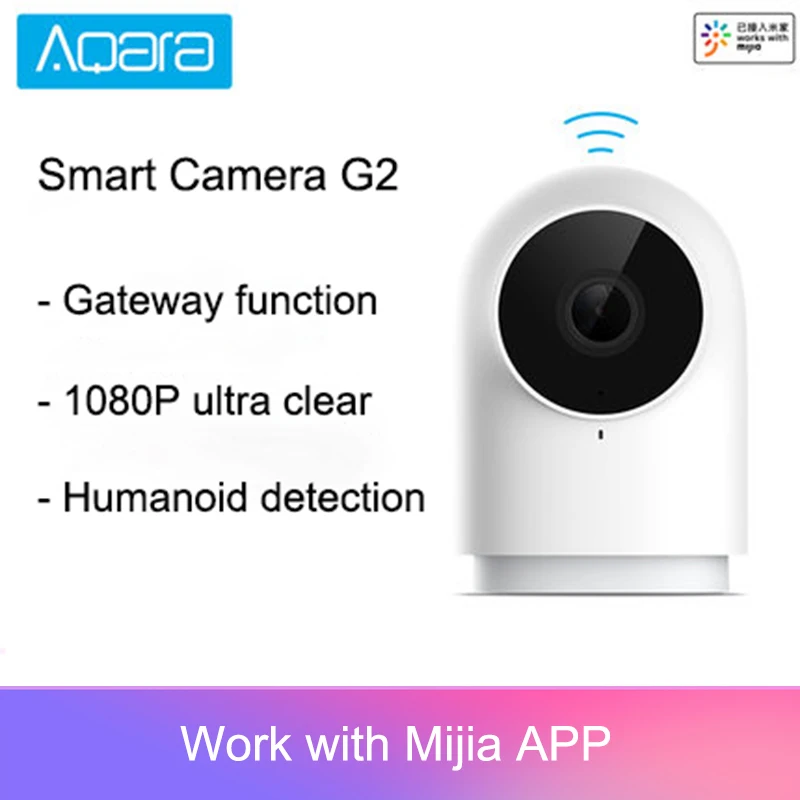 Новейшая смарт-камера Aqara G2 1080P Gateway Edition Zigbee связь смарт-устройств IP Wifi Беспроводная облачная Домашняя безопасность