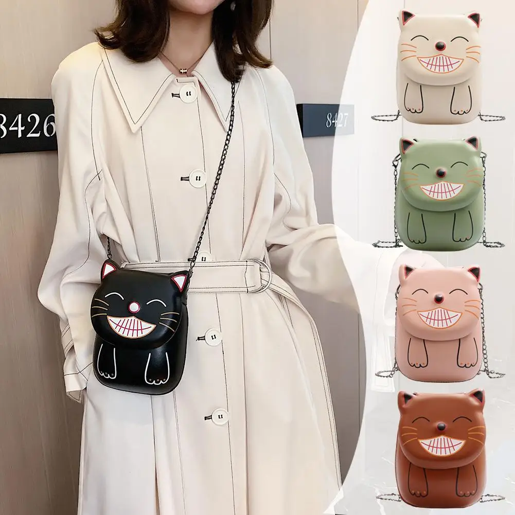 

Лидер продаж, сумки, модная женская сумка на плечо, мультяшная милая сумка через плечо с цепочкой, маленькие сумки-мессенджеры, Повседневная...