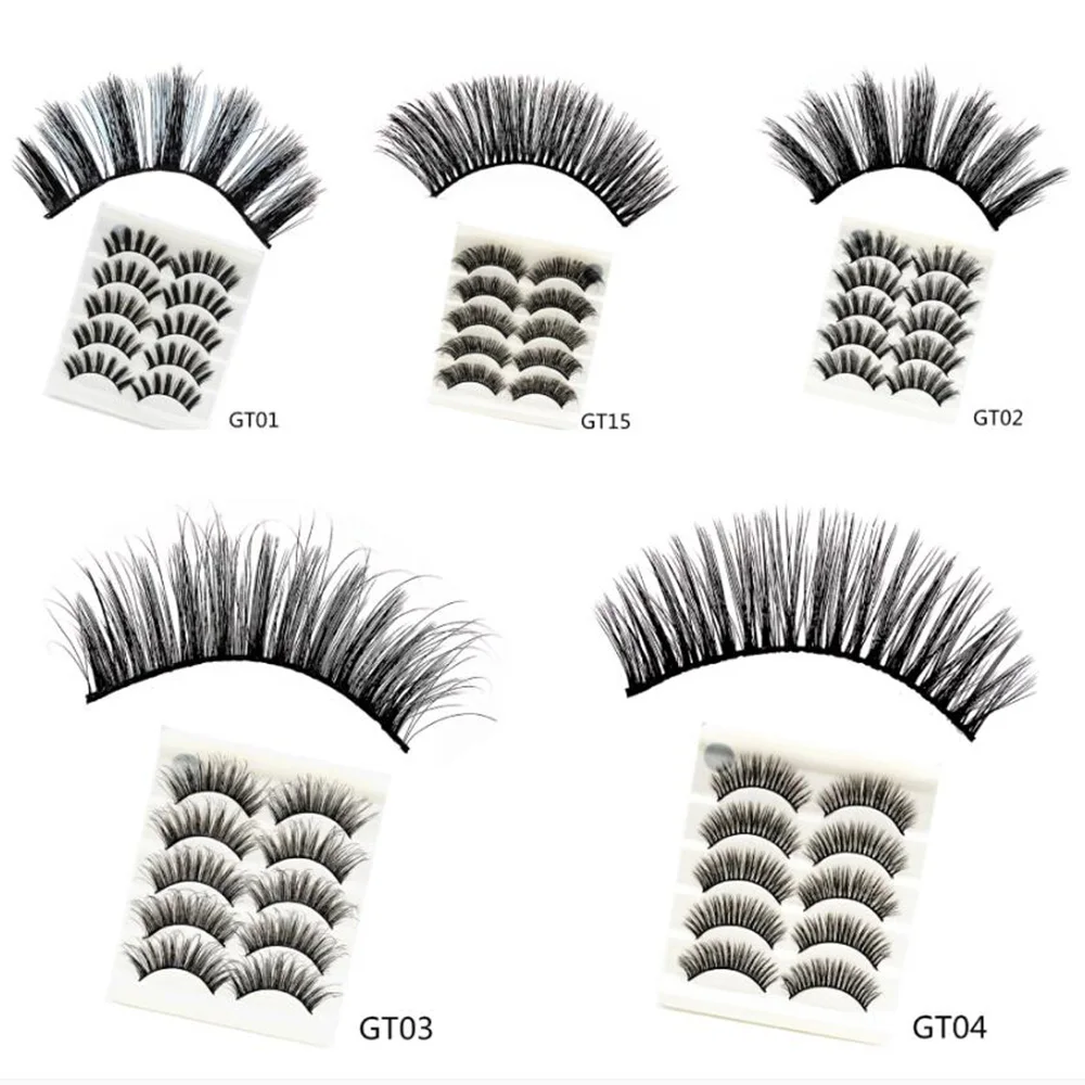 MJS 5 на 5D норковые ресницы накладные наращивание макияж оптовая продажа