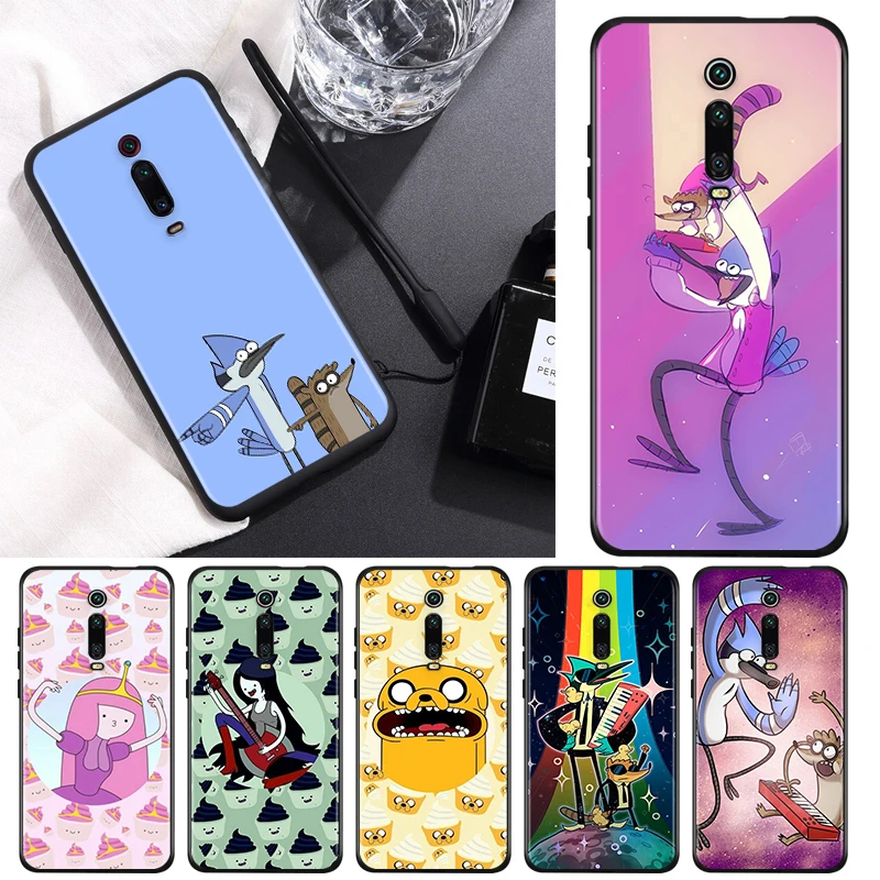 

Anime Adventure time For Xiaomi Redmi 9T 9I 9AT 9A 9C 9 8A 8 7A 7 6A 6 5A 5 4X PRO Prime Plus Black Soft Phone Case