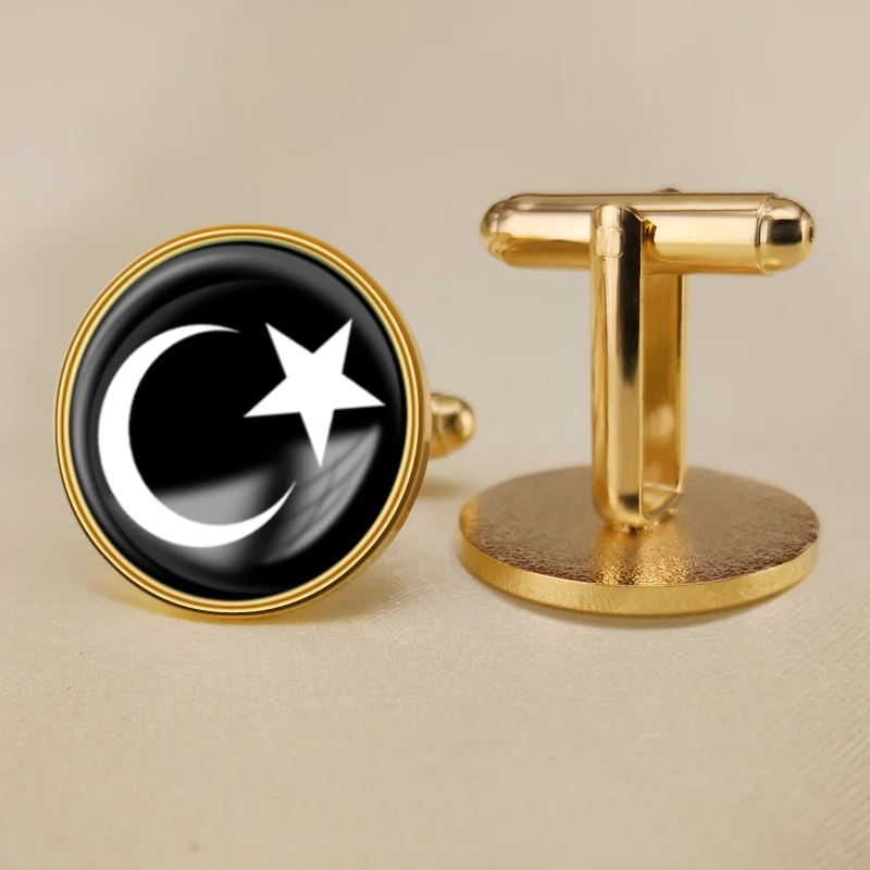 Запонки герб Ливии флаг страны|Зажимы для галстука и запонки| |