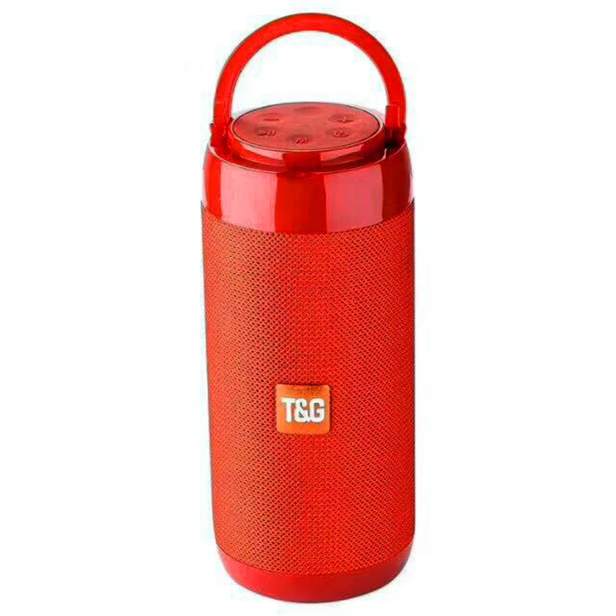 red TG113C Колонка портативный Bluetooth мини-динамик с fm-радио водонепроницаемый сабвуфер беспроводной Loundpeakers и держатель телефона 7 цветов - Цвет: red