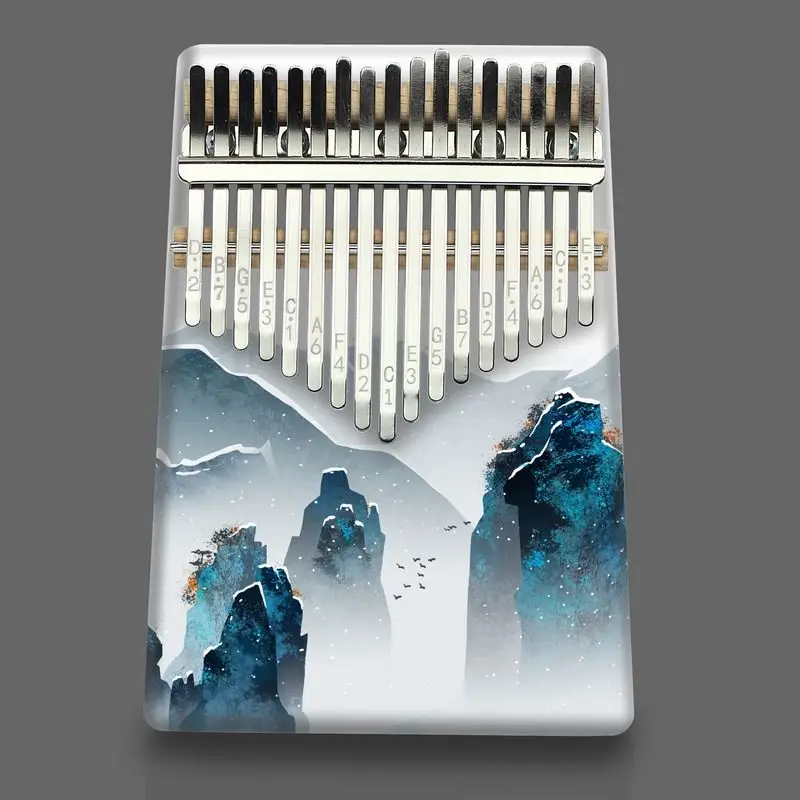 Цвет 17 ключ Kalimba игрушечное пианино палец Портативный музыкальный