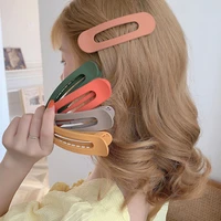 large 10cm macaron color matching hairpin large one word clip simple bb clip womens hairstyle hairpin hairpin