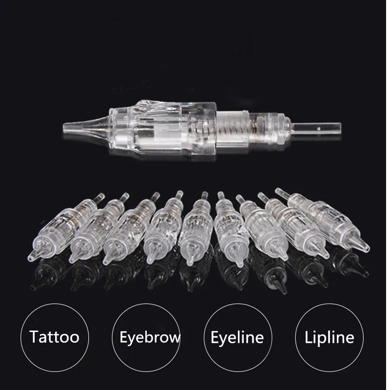20 штук F/RL/RS тату игла для коррекции бровей Иглы липлиновая eyeline пружинная