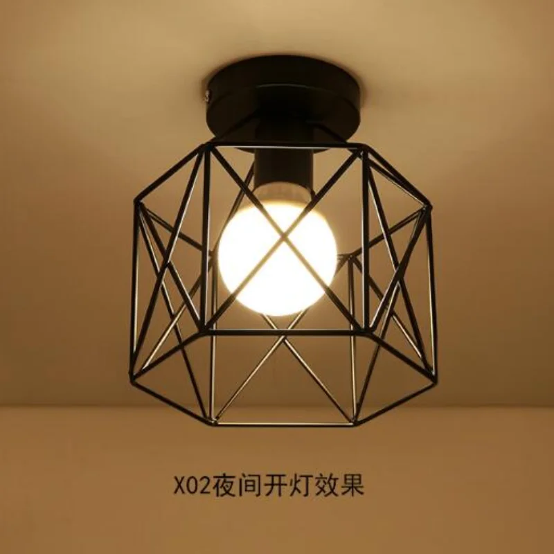 Винтажные потолочные светильники Lamparas De Techo люстра абажур потолочный светильник