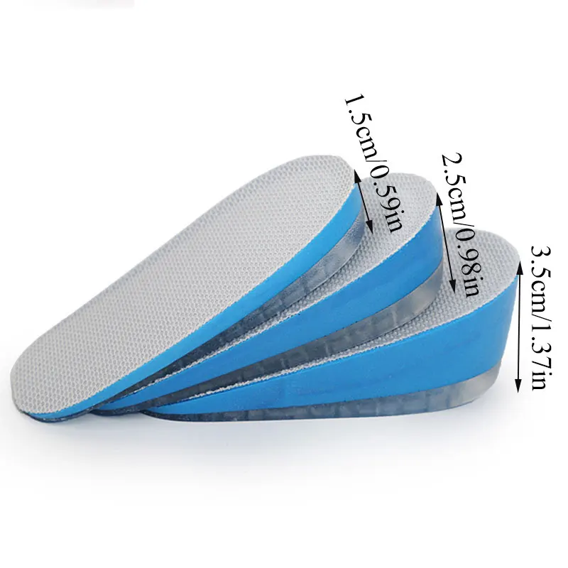 1 пара прочных стелек для обуви с высокой аркой мужчин wo силиконовый гель