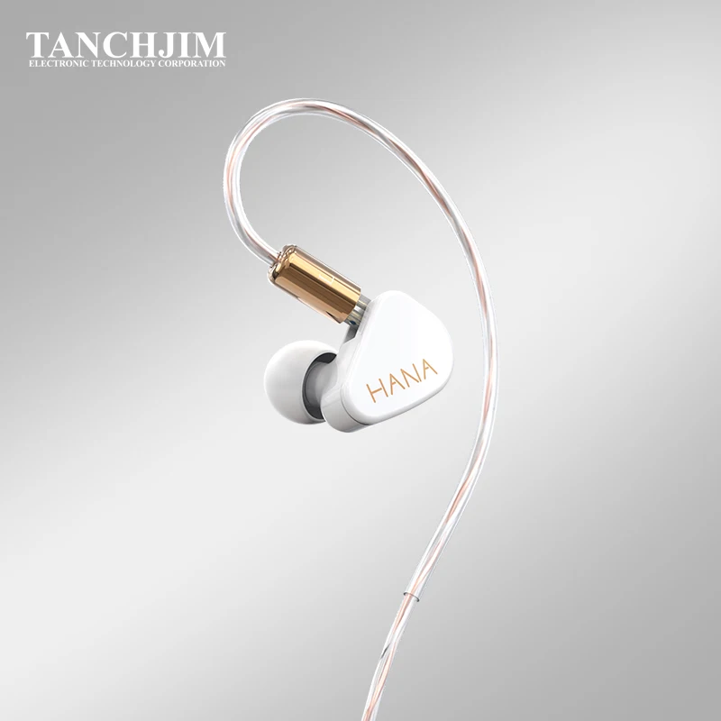 TANCHJIM HANA Hi Fi аудио Динамический драйвер в наушники вкладыши Наушники с 2 Pin 0 78 мм
