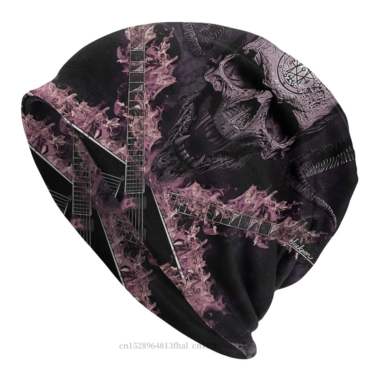 

Knitted Hat ASTAROTH THE GRIM Outdoor Beanie Caps For Men Women Baphomet Skullies Beanies Ski Caps Soft Bonnet Hats