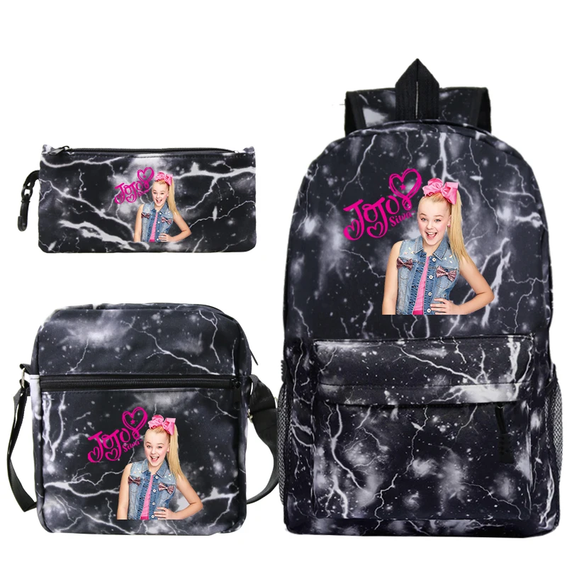 

Рюкзак Jojo Siwa, 3 шт./компл., для детей, мальчиков, девочек, подростков