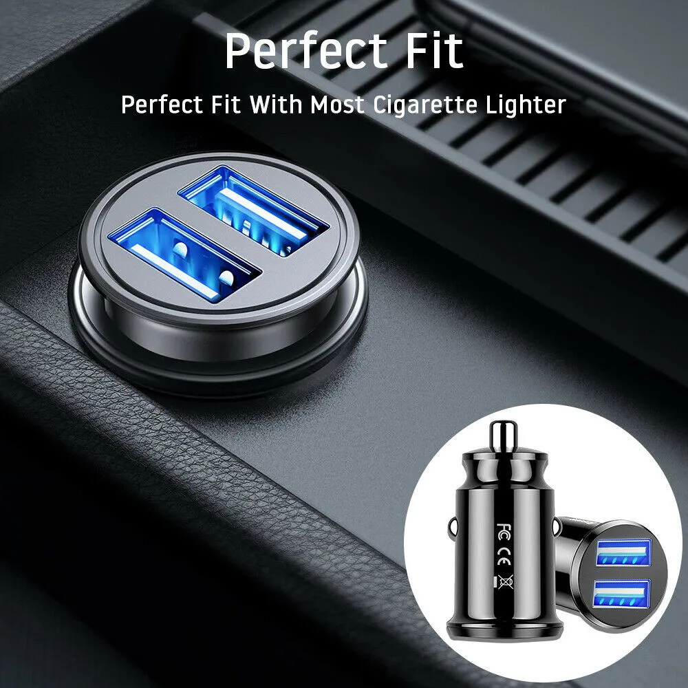 

1* Car Charger Accessories Splitter 2 Way Lighter Power Socket Durable Practical