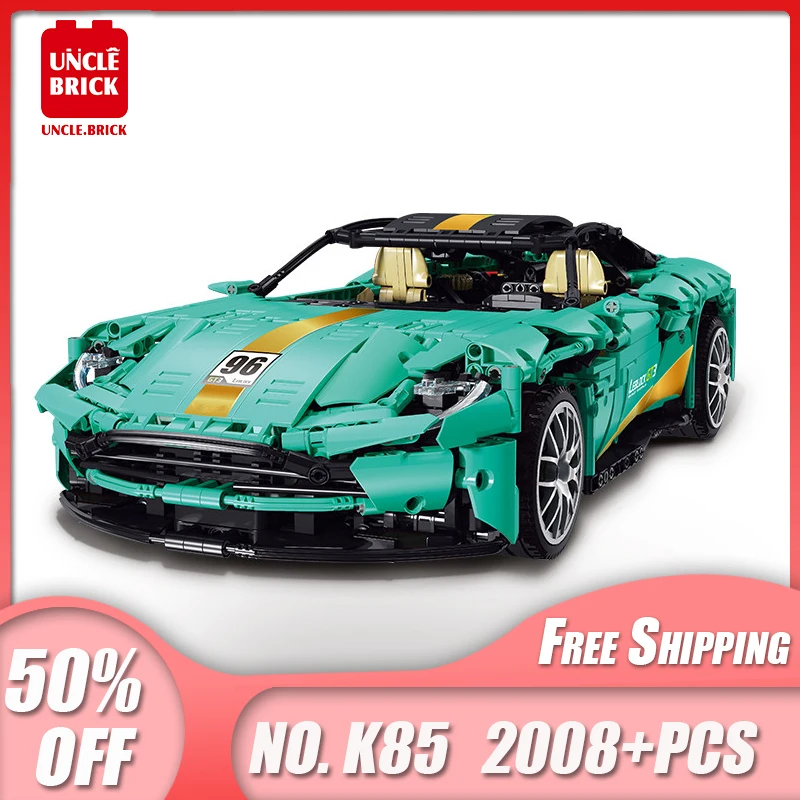 

2008 шт., Детский конструктор «гоночный автомобиль»