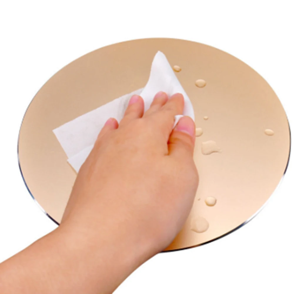 Качественный коврик для мыши водонепроницаемый круглый нескользящий из