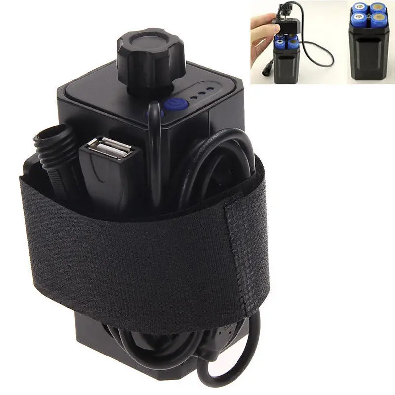 Портативный аккумулятор 4x18650 8 4 в USB порт постоянного тока чехол для батареи