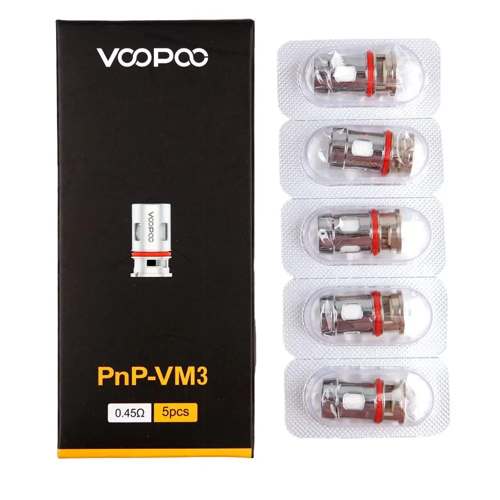 Электронная сигарета VOOPOO PnP-VM1 PnP-VM3 PnP-VM4 Mesh Coil 0.3ohm VM1 VM3 VM4 VM5 VM6 для мода VINCI R X NAVI Drag S Pod