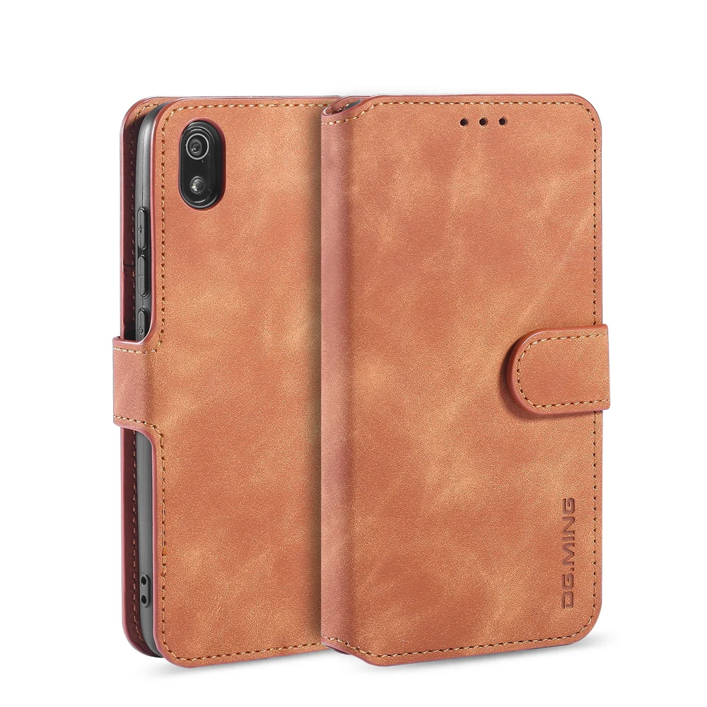 Logo Luxury Case for Redmi 8 7 7A& Note Pro 6 6A Leather Cover K20 Flip Book for Mi xiaomi A2 lite Y3 Wallet Skin touch Shell