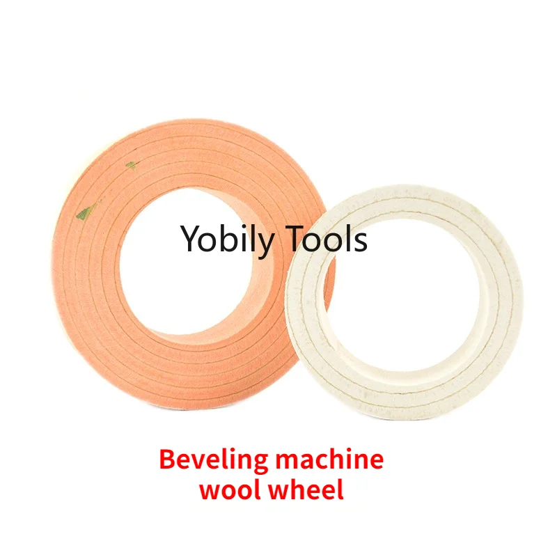 Рулон шерстяное колесо для полировки стекольного скашивая машина выпрямления