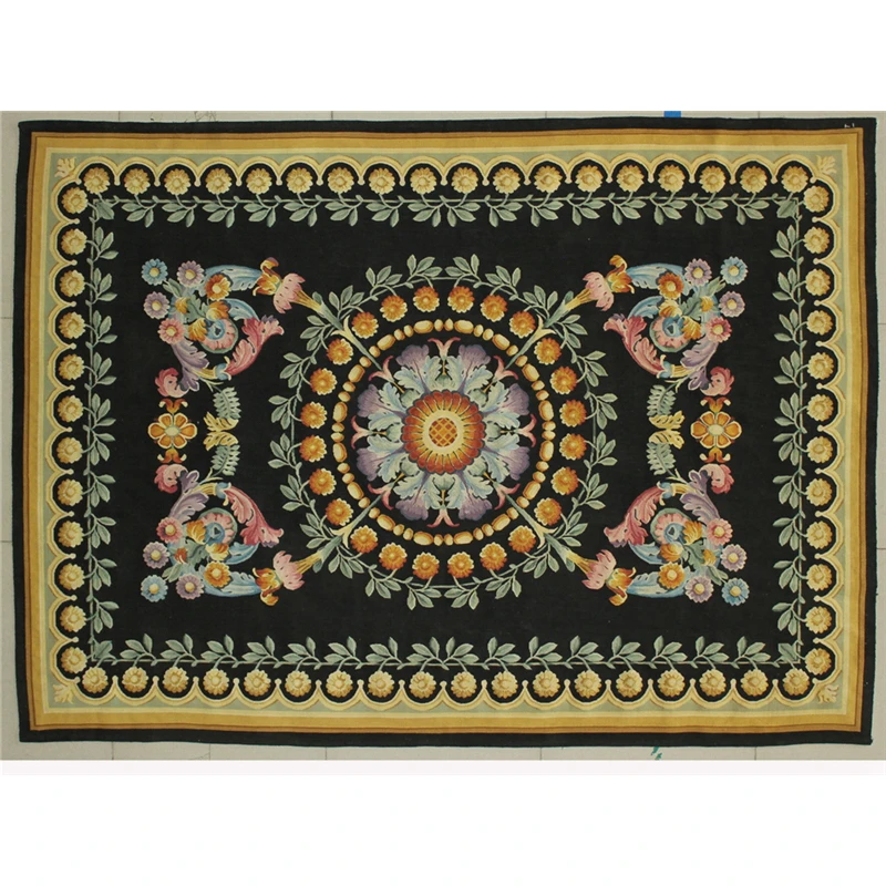 

WOOL AUBUSSON RUGS KNITTING HOME DECOR HIGH-GRADE
