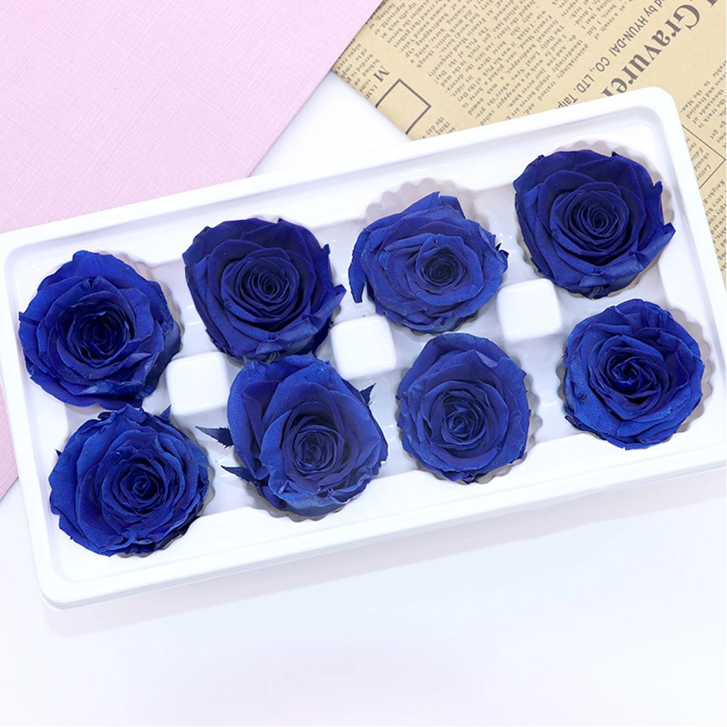 Натуральные консервированные цветы бессмертная Роза подарок на день Святого