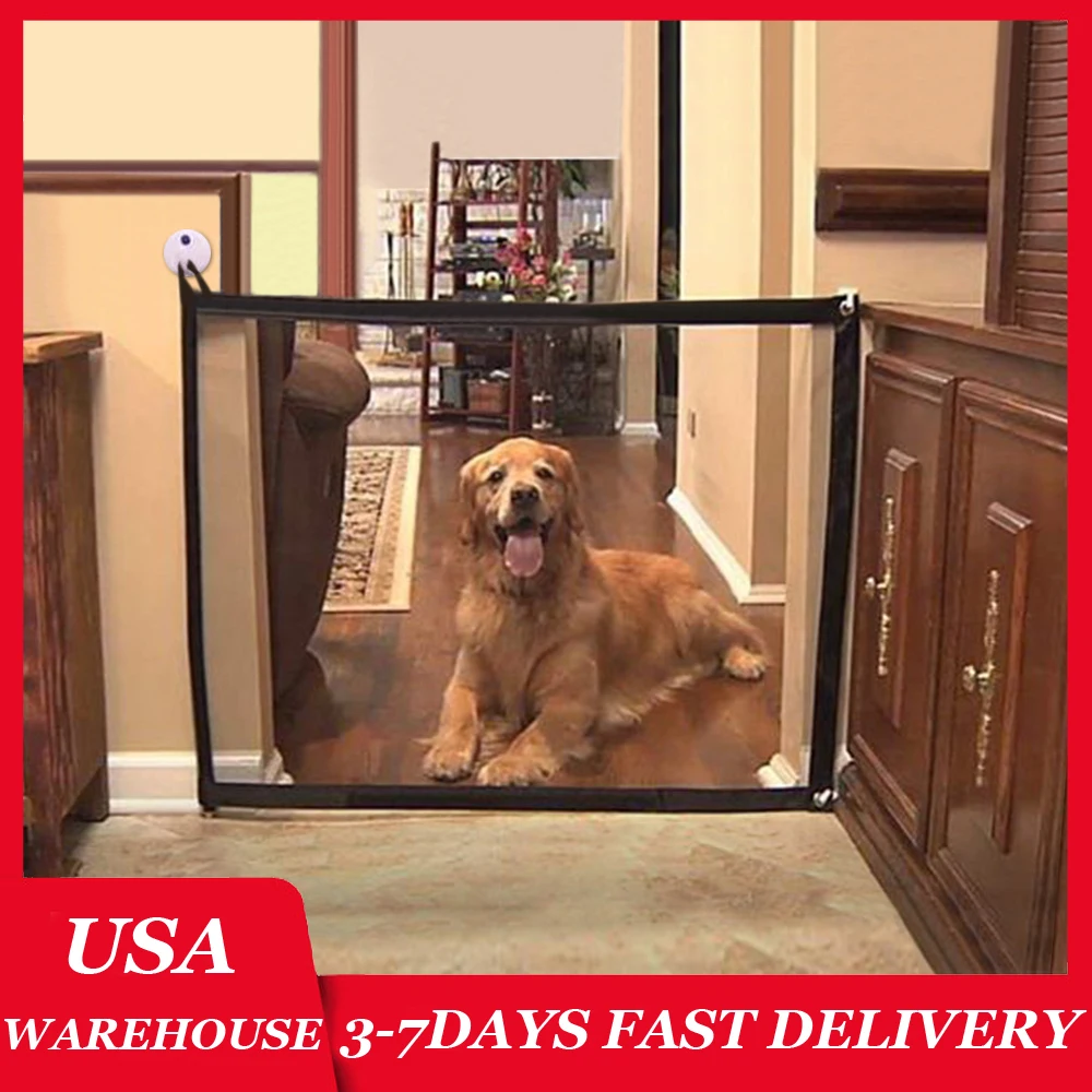 

Прямая поставка, барьер для домашних животных, изоляционная сетка для собак, Складная сетка, безопасная сетка, забор для собак 180x72 см