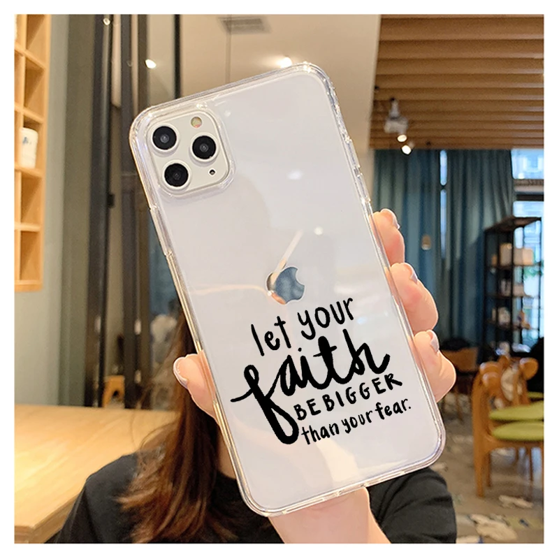 Вера христианская религиозная Иисус мягкий силиконовый матовый чехол для iPhone 12 11