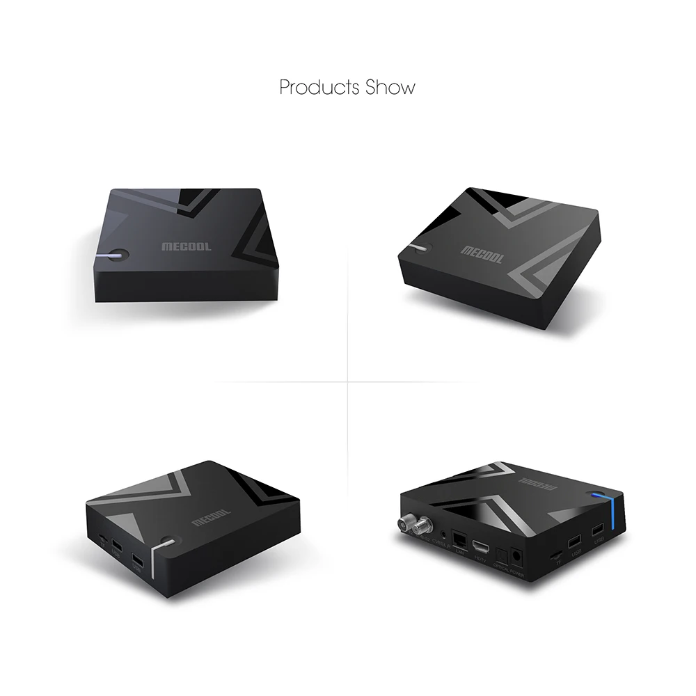 ТВ-приставка DVB T2 S2 C MECOOL K5 с поддержкой Android 2 4 Amlogic S905X3 Гб ОЗУ 16 памяти 5G ГГц Wi-Fi BT H.265