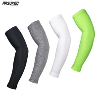 arsuxeo 2pairs arm sleeve warmers sun protection arm cooling cuffs uv protection sleeves breathable quick dry running cycling