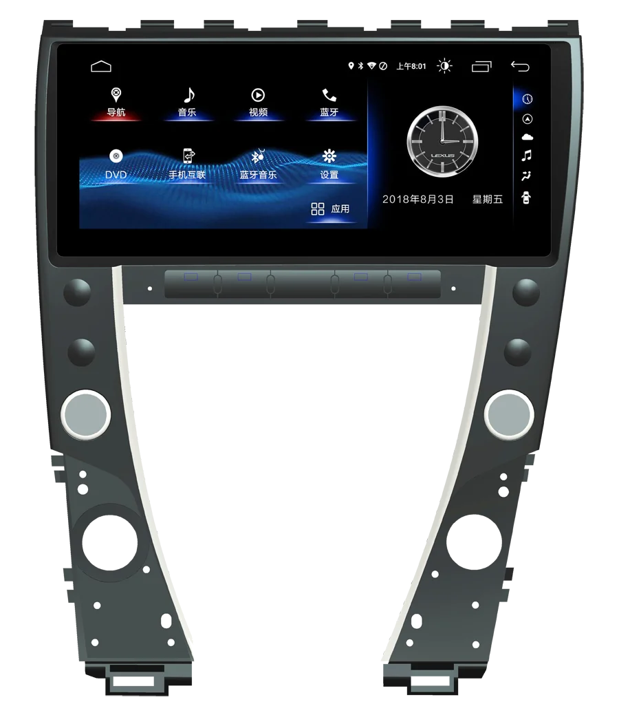 Автомобильный мультимедийный аудио Android 9 0 супер тонкий экран для Lexus ES 240 250 300 350
