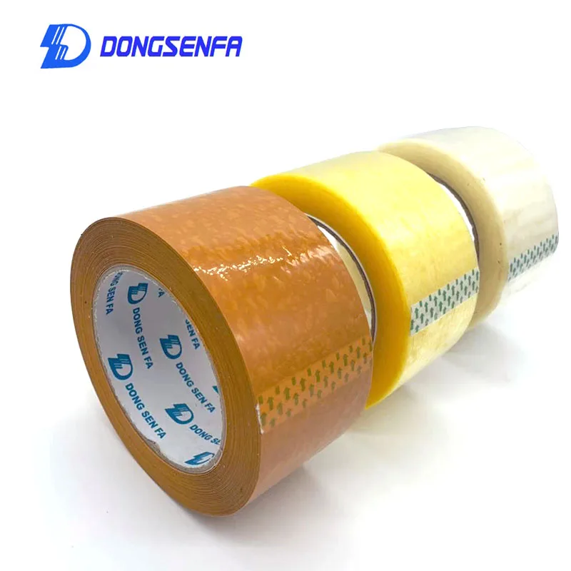 DONGSENFA 1 рулон 100 ярдов из БОПП упаковочный клейкий скотч упаковочная упаковка картонные уплотнительные ленты толщина 0,05 мм