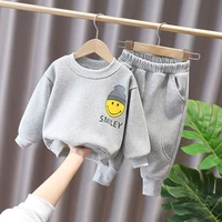 boys spring autumn clothes sets children casual cotton coat pants 2pcs tracksuits for baby 1 to 8 years ikds sports suits outfit