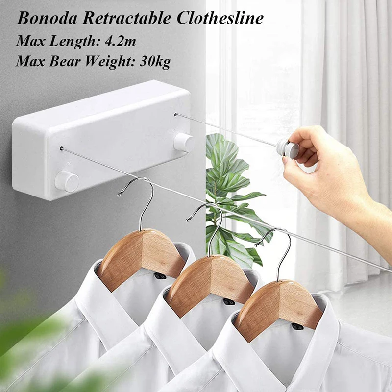 clothes line dryer retractable bathroom accessories drying rack white clothesline rack laundry dryer double layer stretch tools free global shipping