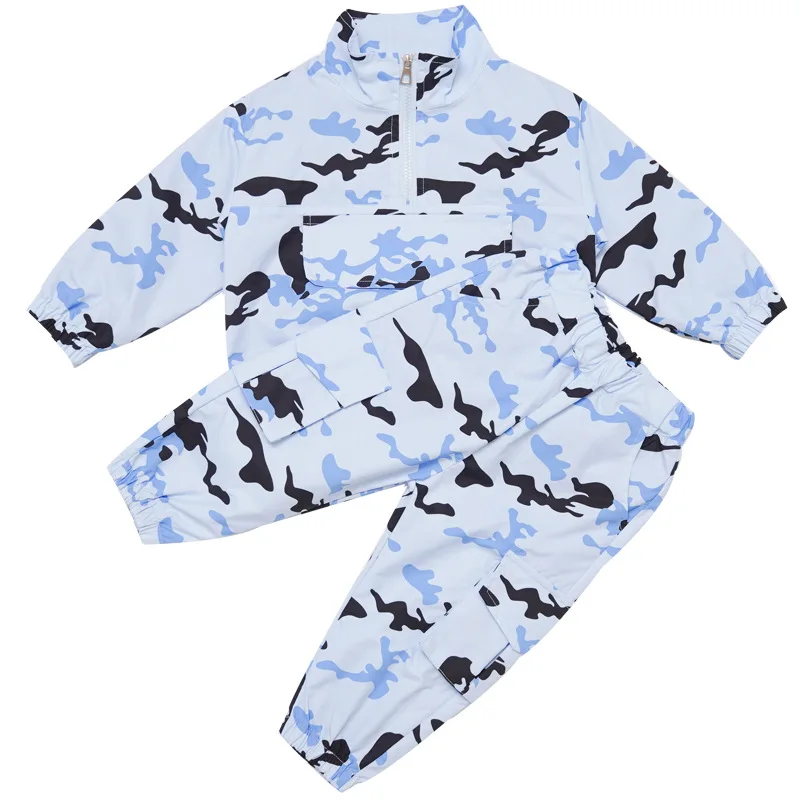 

Girls' Camouflage Workwear Suit 2021 Spring New Baby Fashion Two-Piece Children's Clothing Fashion
