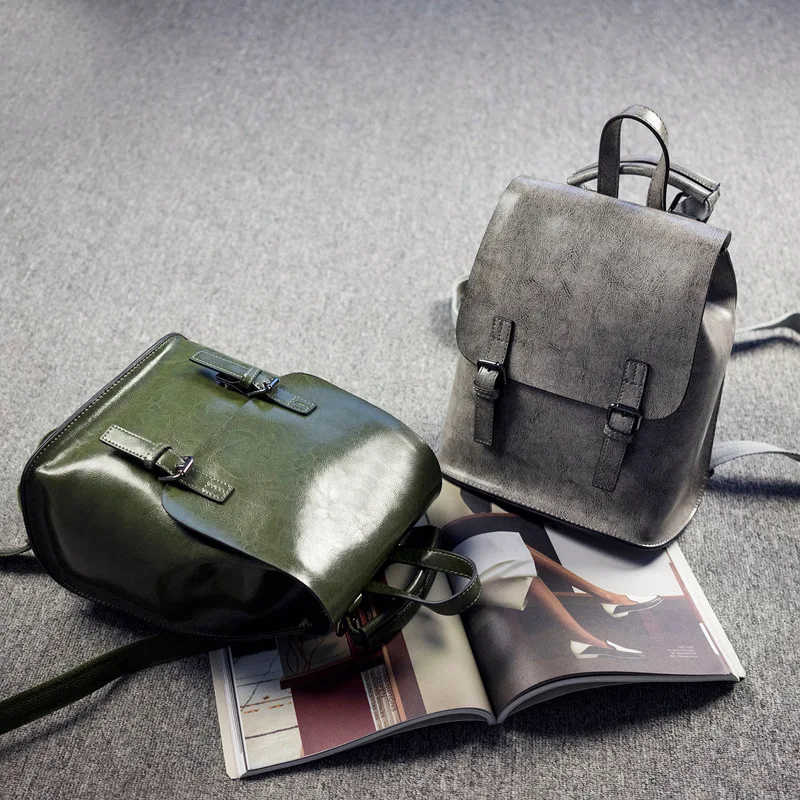 ZKW новый корейский женский рюкзак из натуральной кожи модная красивая