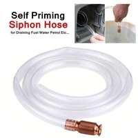 1 8m multi purpose pvc tube siphon for oil fuel water pipe self priming siphon hose pump transfer gasoline