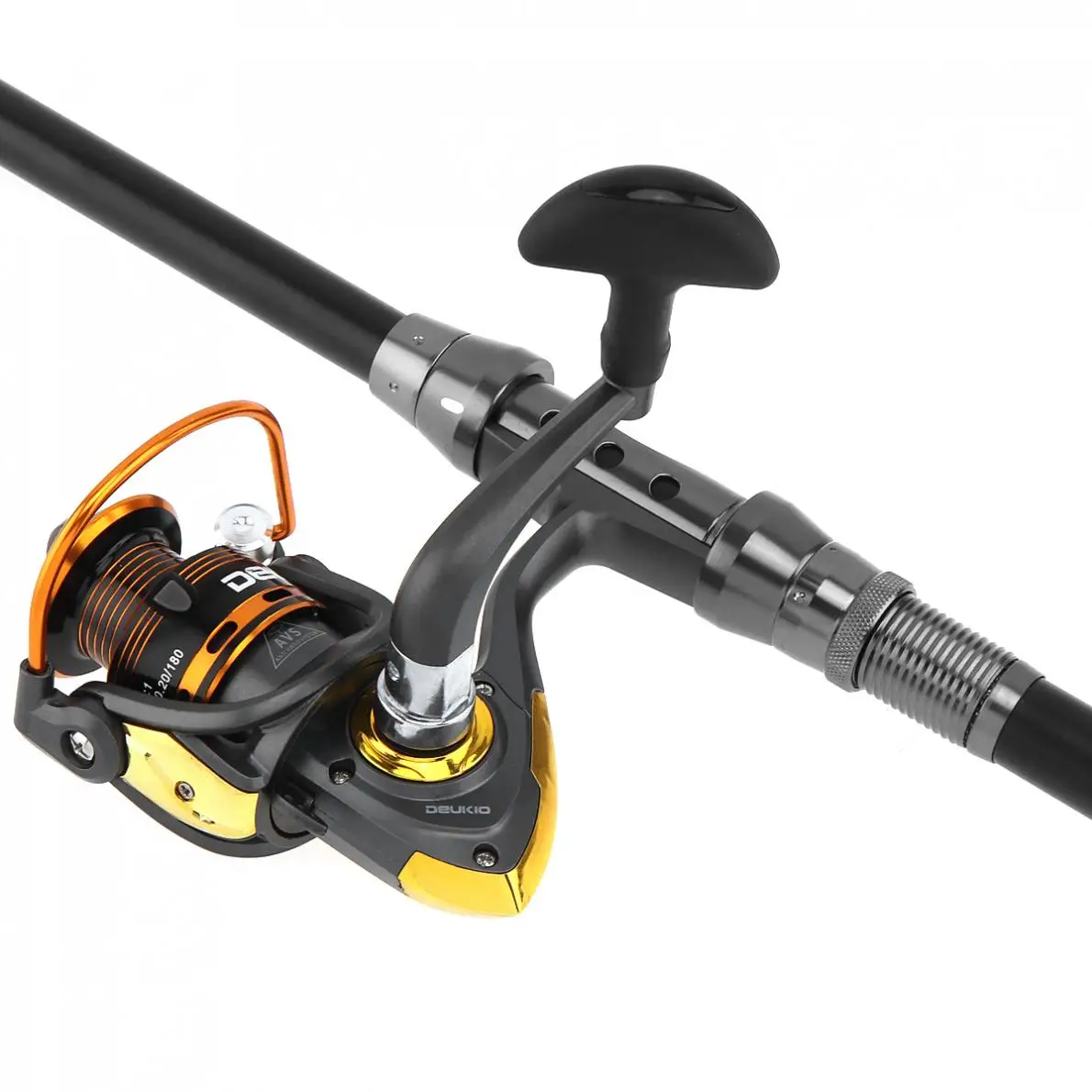 

2.1m Carbon Fiber Fishing Rod Reel Combo Full Kits 2000 Spinning Reel with Fishing Bag Soft Lures Fishing Float Hook Jig Head