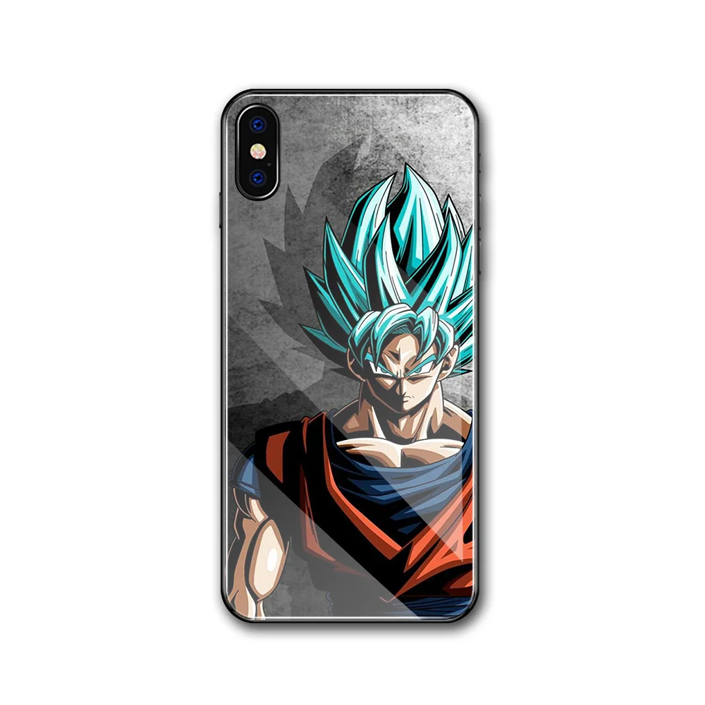02205 Чехол Finder для iphone XS чехол Dragon Ball Супер Saiyan чехол из закаленного стекла для iphone 6 6S 7 8 plus X XR XS MAX 11 pro max - Цвет: 02205