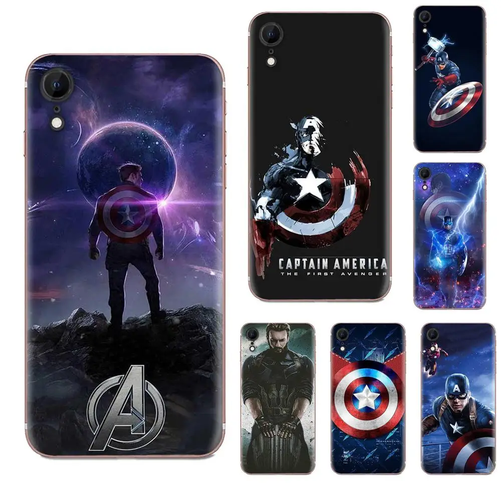 Мягкий чехол Avenger Captain America для Galaxy J1 J2 J3 J330 J4 J5 J6 J7 J730 J8 2015 2016 2017 2018 mini Pro | Мобильные