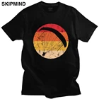 Футболка мужская с параплана, модная Ретро футболка с коротким рукавом, для отдыха, параплана, парашюта, из чистого хлопка, идея для подарка