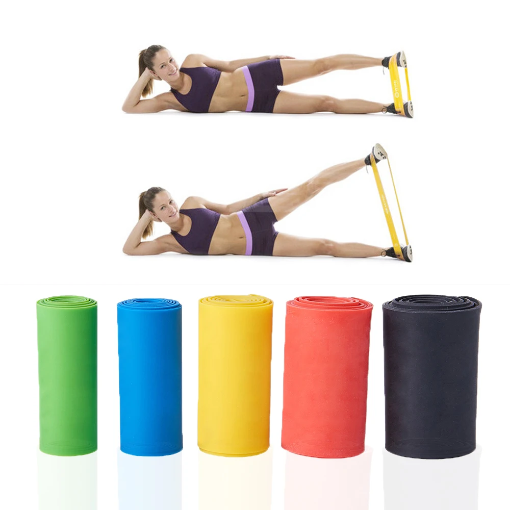 5 шт./компл. комплект эластичных лент толстые гибкие эластичные ленты для йоги ног
